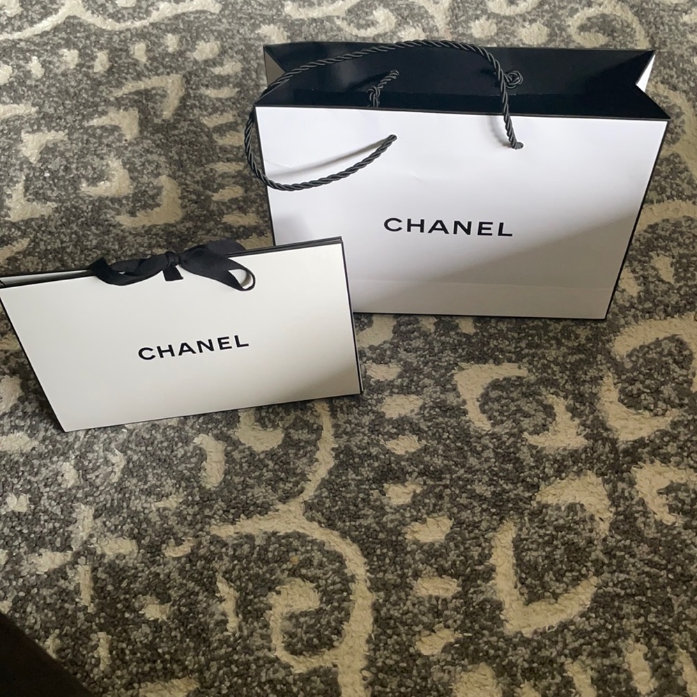 Chanel gift bag and box